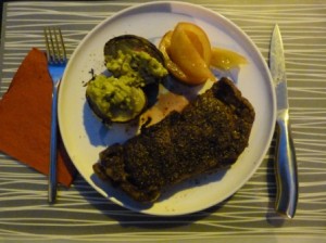 Steaks vom Grill in Uruguay
