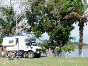Stellplatz auf der Fazenda Sao Joao