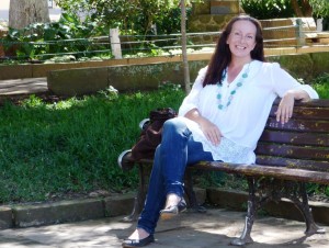 Auf der Parkbank in Samaipata