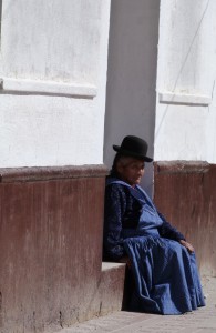 Cochabamba Frau mit Hut