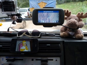 Stau mit den Simpsons